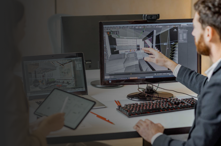 Person using computer